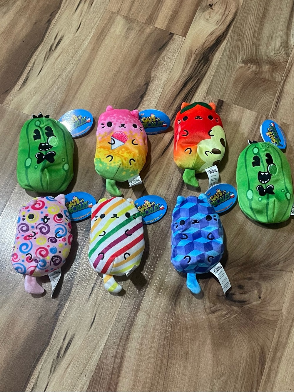 Cats vs Pickles Plush Toy Bundle Assortment (Set of 7) With Tags